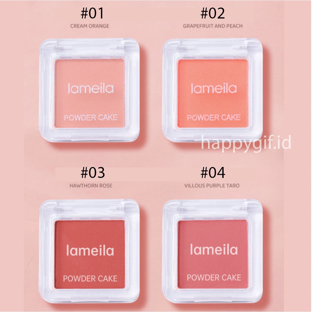 LAMEILA New Blush On Free Kuas Palette Matte Waterproof LA198 3591