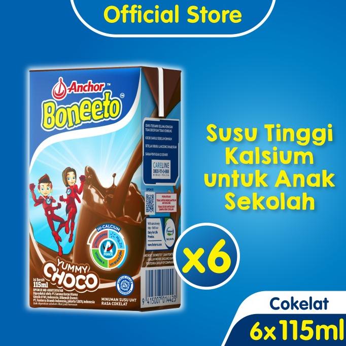 

Anchor Boneeto UHT Yummy Choco 115ml - 6 Pcs