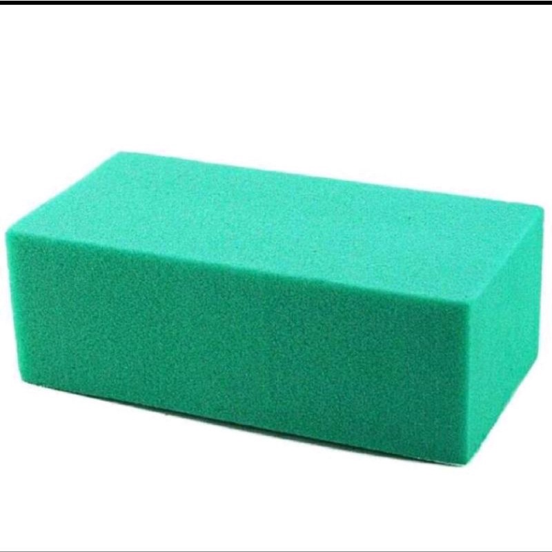 BUSA KERING / GABUS BUNGA /FLORAL FOAM /STEROFOM GABUS PUTIH DAUN RAMBAT /BUNGA DEKORASI