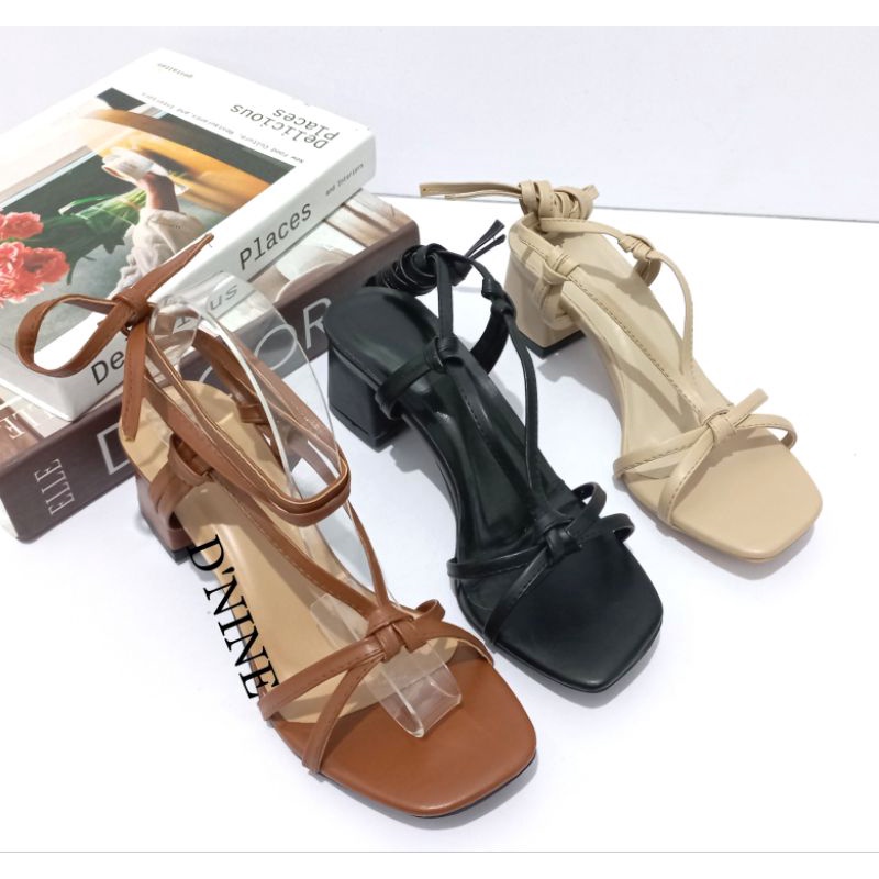 GLADY DV 17 Heels sandal wanita heels 5cm gladiator