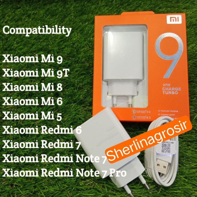 CHARGER XIAOMI Mi9 27W TYPE C FAST CHARGING TURBO CHARGER