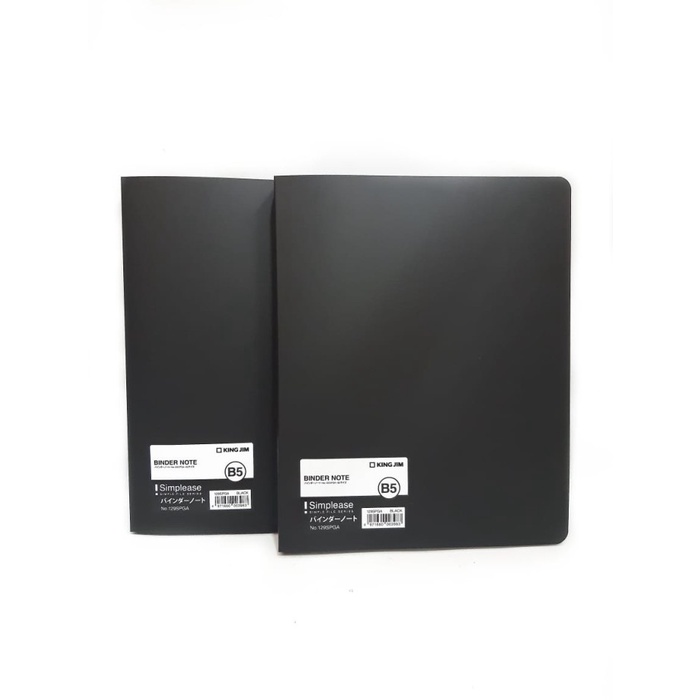 

MAP BINDER NOTE BESAR B5 LOOSE LEAF 26 RING HITAM KING JIM BAGUS