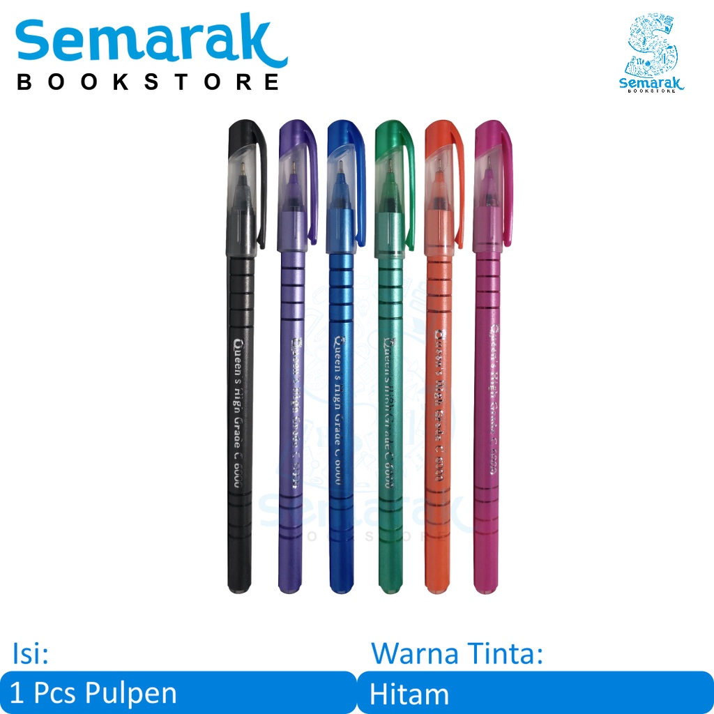 

Faster Queen's High Grade C6000 Pulpen - Hitam