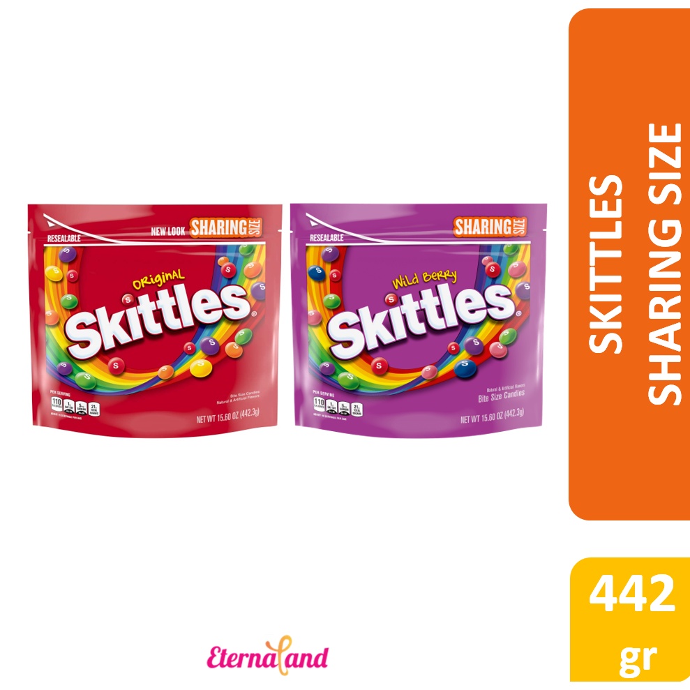 

Skittles Candy Sharing Size - permen skittles aneka rasa