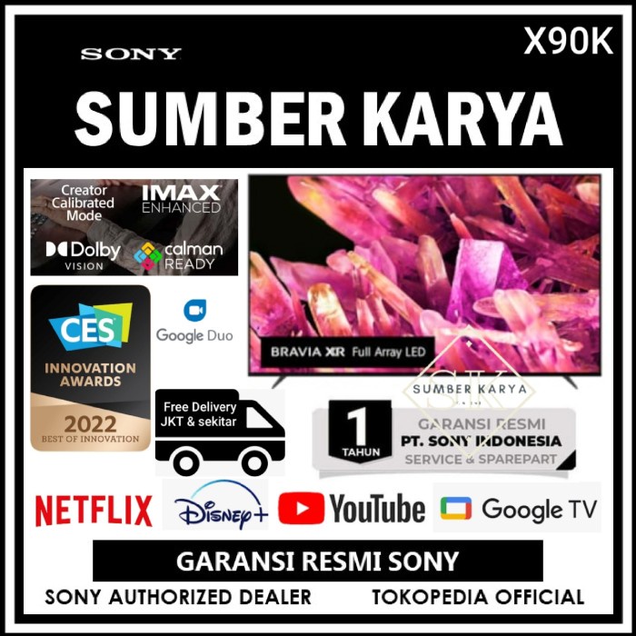 SONY 65X90K UHD 4K ANDROID LED Smart TV Google 65 inch XR-65X90J X90K