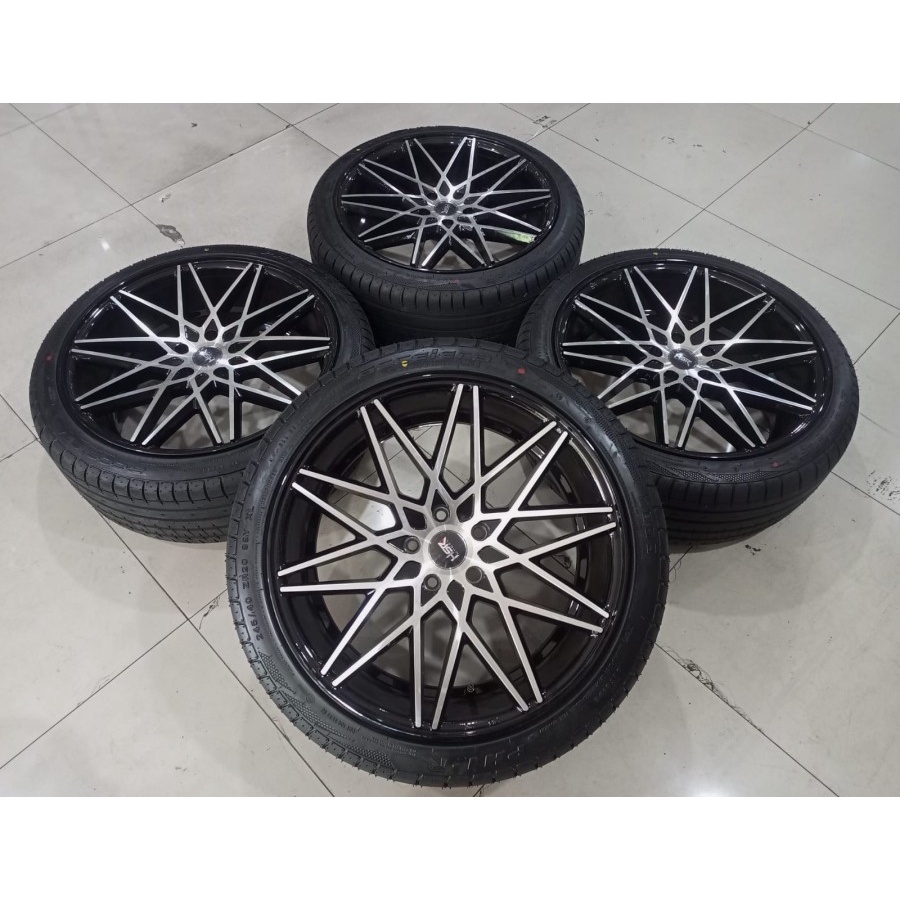 Velg Mobil Bekas Ring 20 SEKATI HSR R20X8,5 Lubang 5 BAN 245-40 245-35 R20