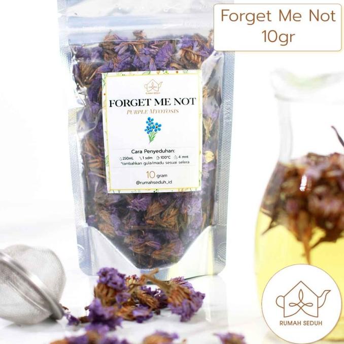 

[BISA COD] 10gr Teh Bunga Forget Me Not / Teh Bunga Herbal Purple Myotosis