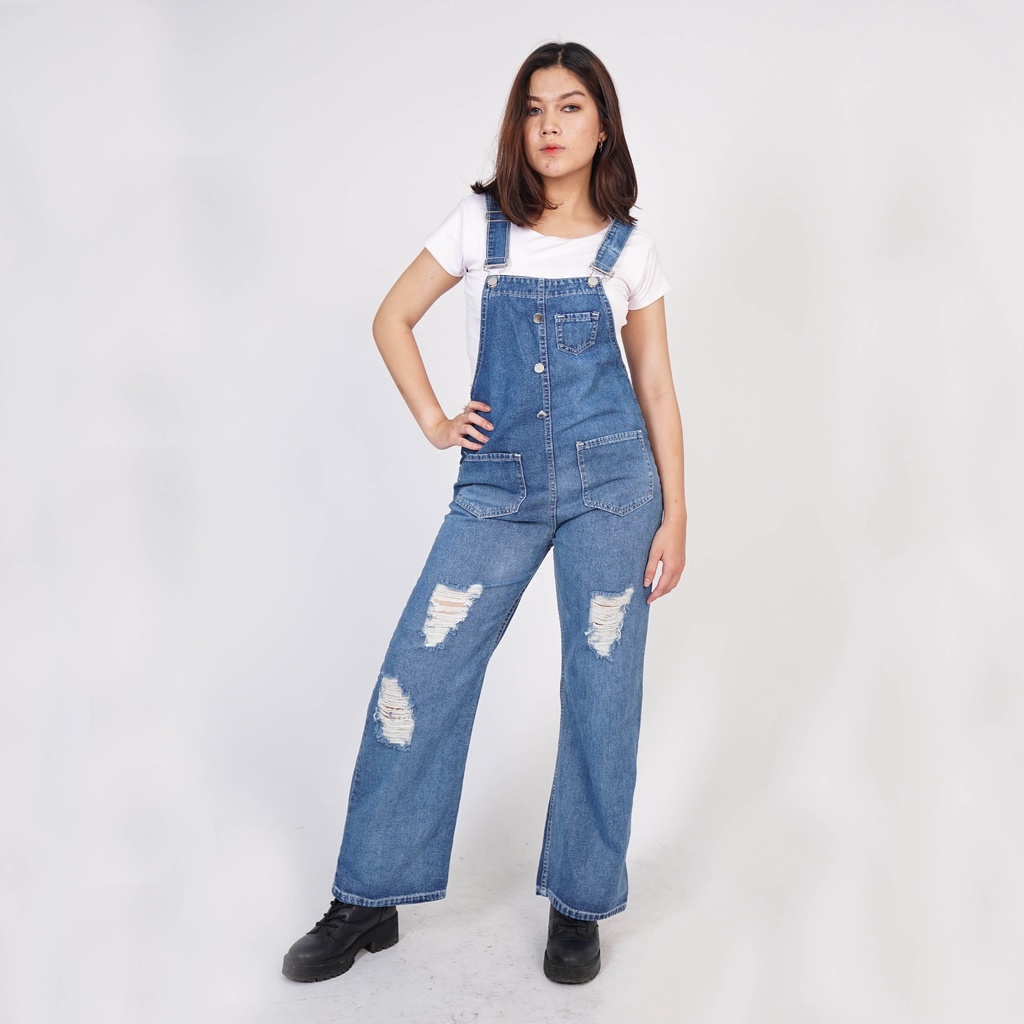 VIERLIN - Jumpsuit jeans 403