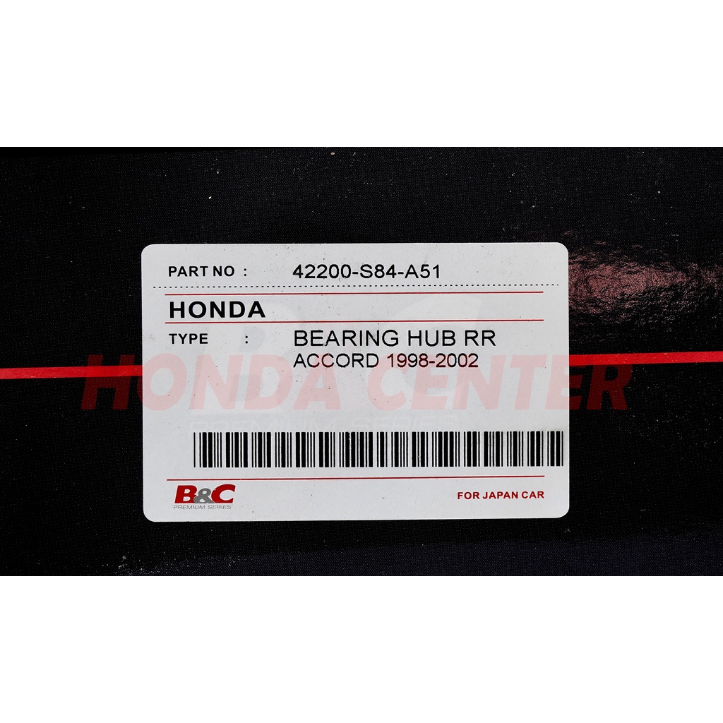 laher lahar bearing HUB roda belakang accord vti s84 s86 1998 1999 2000 2001 2002