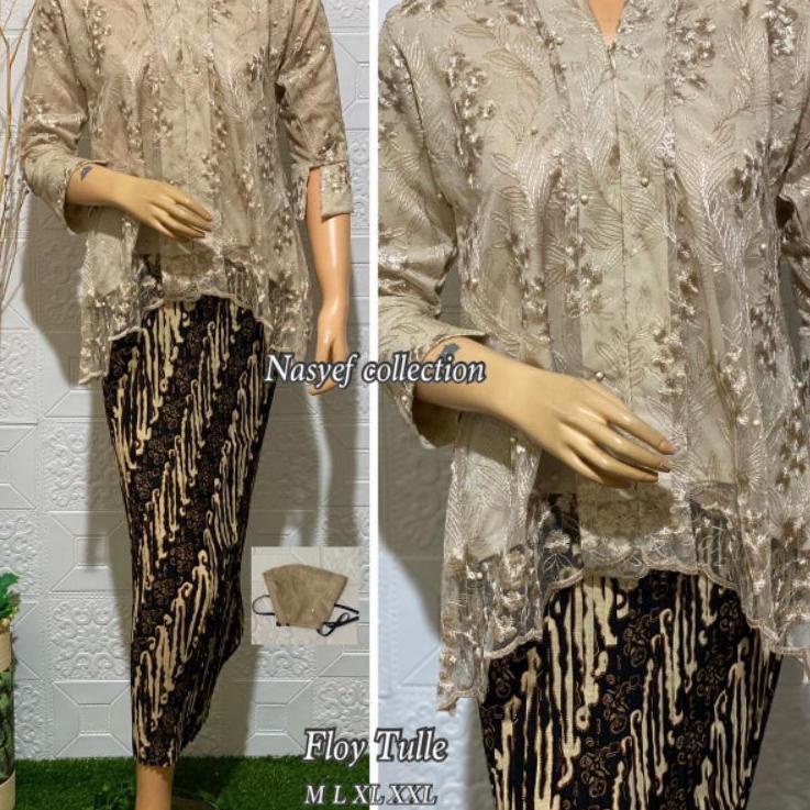 [BO.10De22ᴸ] Kebaya Modern Wisuda Kekinian ~ Kebaya Floy Brukat Wisuda ~ Kebaya Bali ~ Kebaya wanita