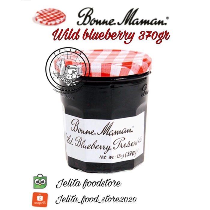 Jual BONNE MAMAN WILD BLUEBERRY JAM 370GR Shopee Indonesia