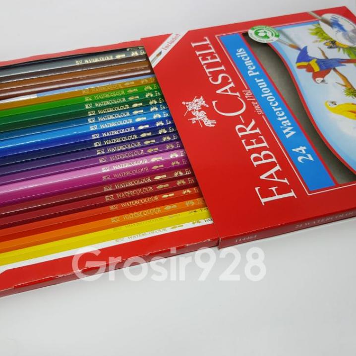 

T77✧ Faber Castell 24 Watercolour Pencil / Pensil Warna Air Recommended