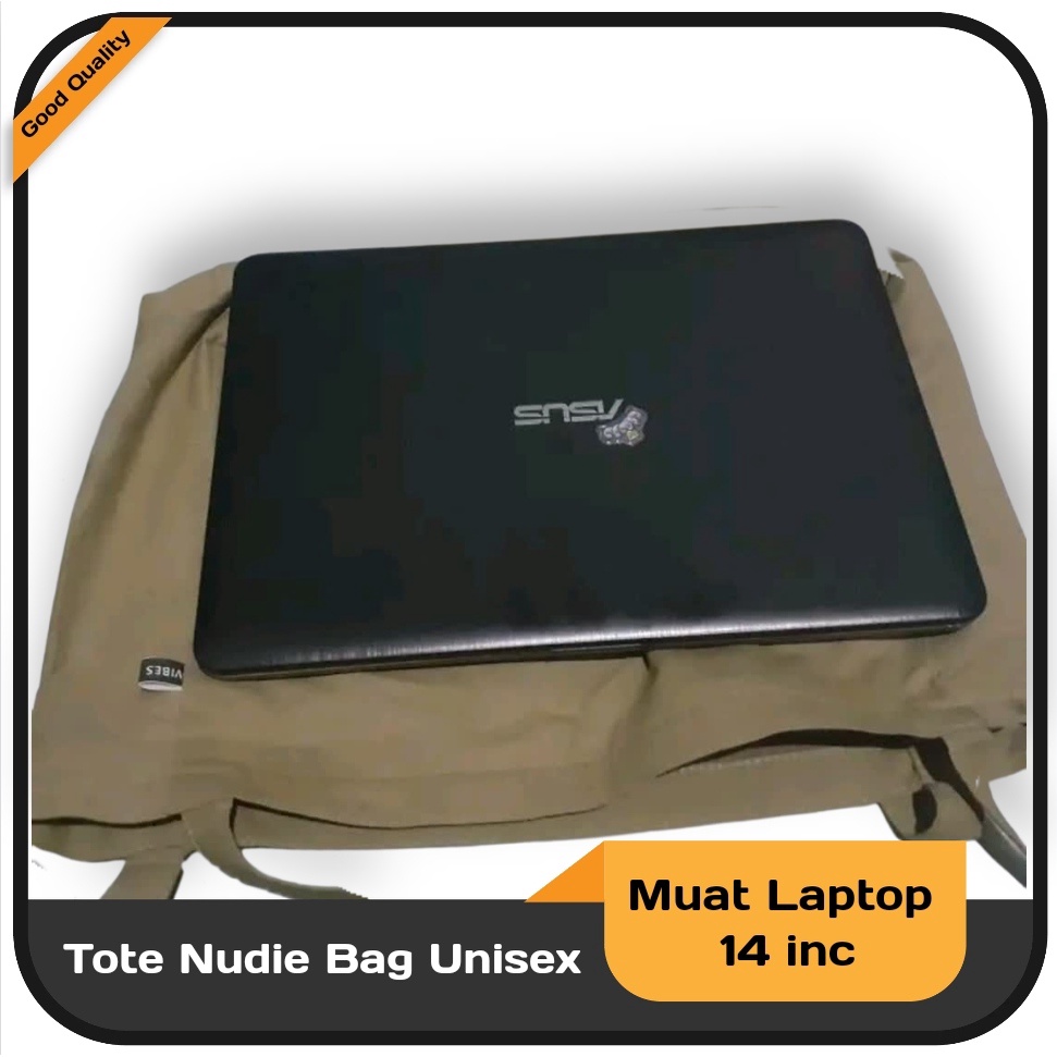 Tote Bag Kanvas Nudie Bag Tote Bag Big Size Premium Resleting Jumbo Multf Bag Kekinian Masuk Laptop Tote Bag Unisex Kuliah Hangout Tote Bag Cewe Cowo