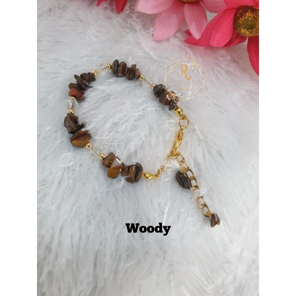 Rayyan Gelang BatuAlam / Gelang Batu Kerikil / Stone Bracelet / Gelang Batu Wanita