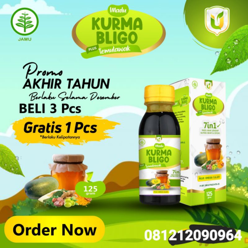 

Madu Kurma Bligo | Temulawak | 280gr | Original