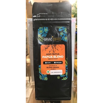 

Kopi Papua Arvac Coffee Blend Asli Bag 200 gram