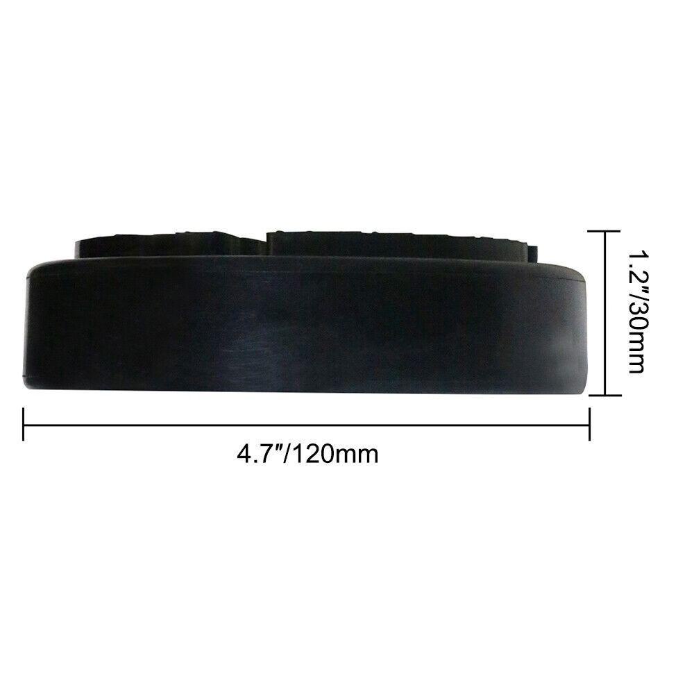 Wonder Rubber Jacks Pad Diameter 120mm High Quality Aksesoris Angkat Truk Untuk Aksesoris Dongkrak Angkat Mobil Otomotif Two Post Lifting Rubber Pad