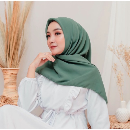 BEST SELLER [ COD ] NEW 60+ WARNA DAILY HIJAB BELLA SQUARE HIJAB SEGI EMPAT DOUBLE HYCOUNT HIJAB