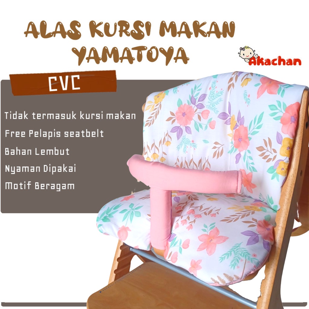 ANGELICA - ALAS KURSI MAKAN bayi Yamatoya SukuSuku Plus Suku 1 set isi 3 Baby High Chair AKACHAN