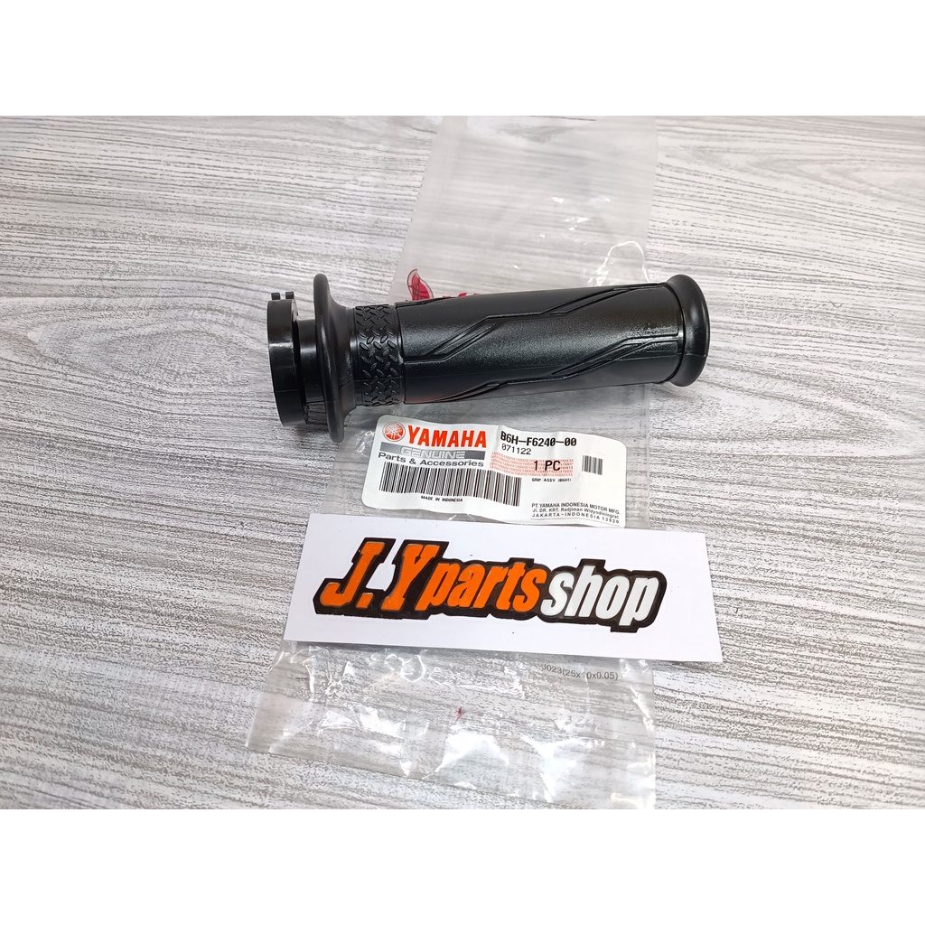 KARET STANG HAND GRIP HANDGRIP HANFAT HANDFAT SELONGSONG GAS KANAN NMAX N MAX NEW ORIGINAL YGP B6H-F6240-00