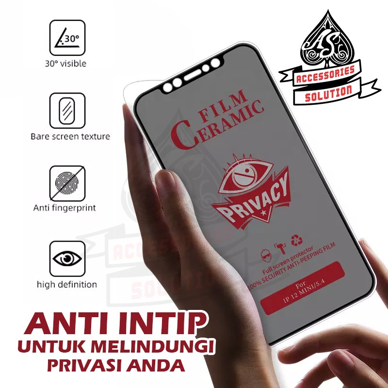 ANTI GORES PELINDUNG LAYAR HP CERAMIC SPY FOR OPPO A98 A58 A77 4G A78 F11 F17 F19 PRO PLUS RENO 3 PRO 4 4F 5 5F 6 6Z 7Z 7 PRO 7 8Z 8 4G 5G 8 LITE