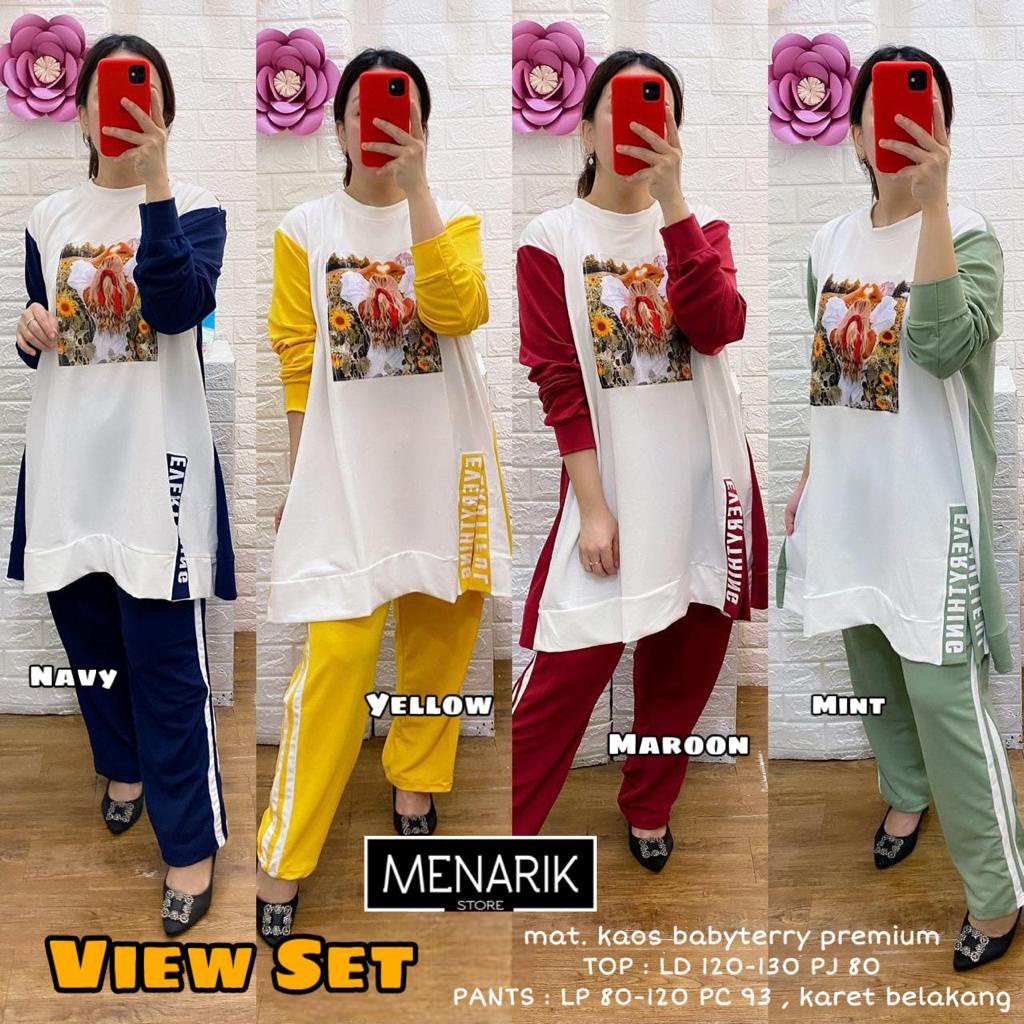 VIEW SET KAOS BABYTERRY PREMIUM TOP LD 120-130 PANTS LP 80-120 BY MENARIK