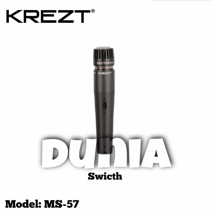 Microphone Mic Kabel Krezt MS 57 Instrument Krezt MS57