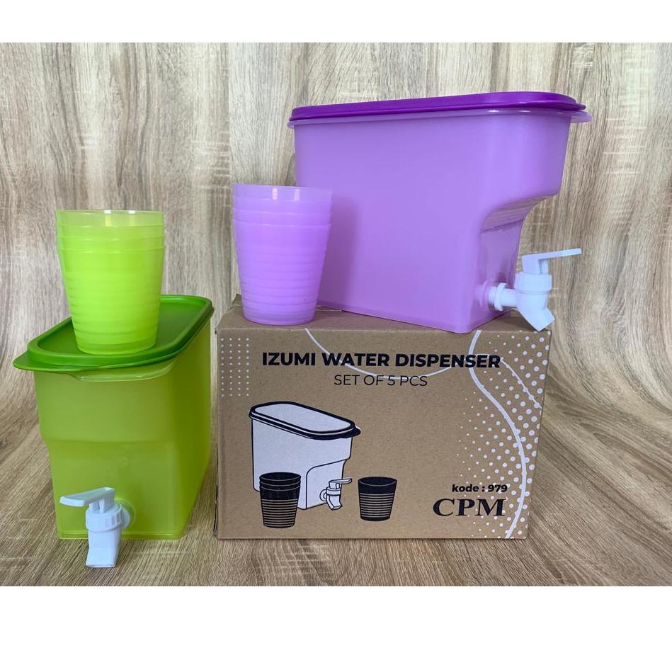 dispenser kulkas warna + gelas izzumi {MW.10De22ˣ}