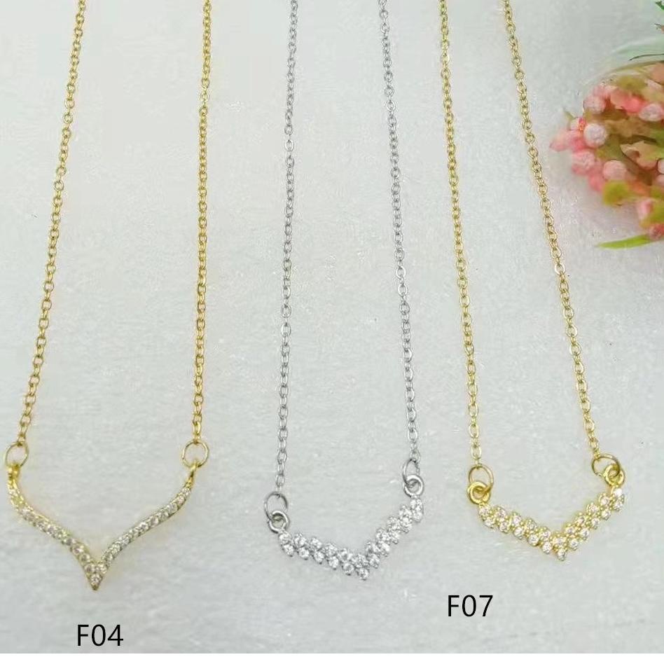 Dijamin Original Kalung Titanium Permata Perhiasan Fashion F03-05