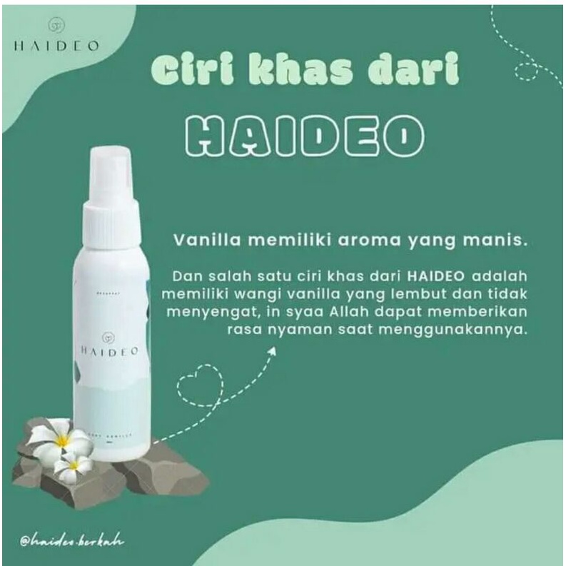 Haideo deodoran haideo spray deodoran tawas