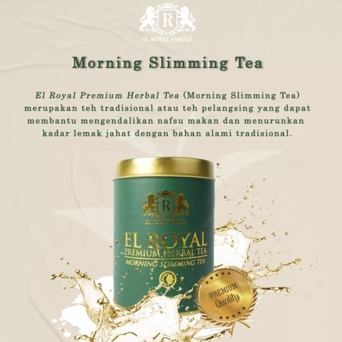 

[PRODUK FATHB] El royal Premium Tea /Teh Pelangsing siang & malam (1 paket) - El Royal FYJ