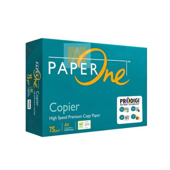 

PAPER ONE Kertas Foto Copy HVS A4 75 Gr [ RIM ]