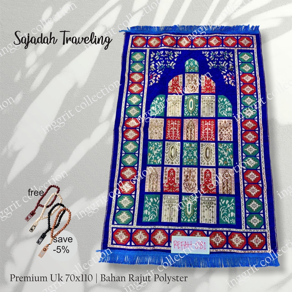 GROSIR SAJADAH TURKEY TRAVELING TURKI DEWASA, SAJADAH SABLON OLEH-OLEH,SOUVENIR