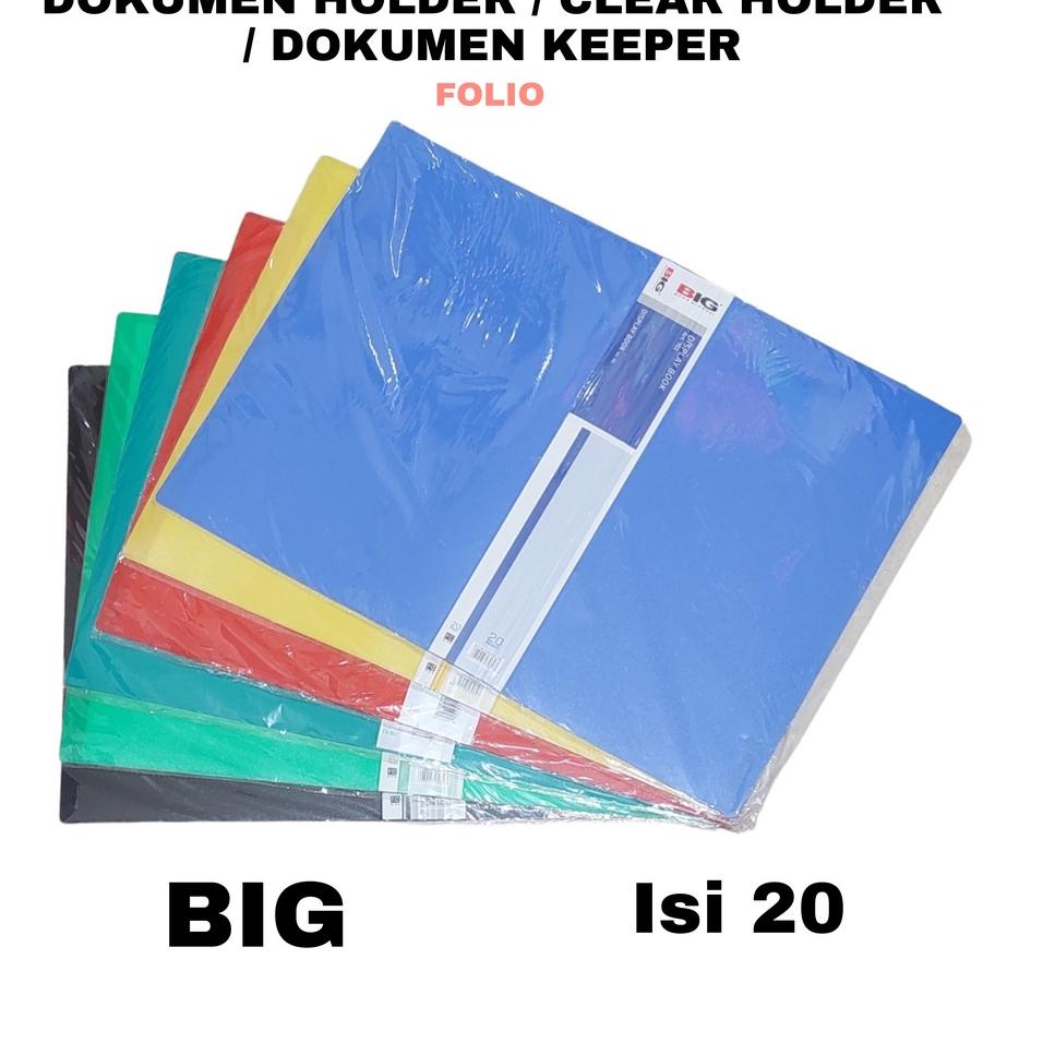 

こ MAP DOKUMEN HOLDER ISI 20 POCKET / DOKUMEN KEEPER / CLEAR HOLDER / DISPLAY BOOK FOLIO ぷ