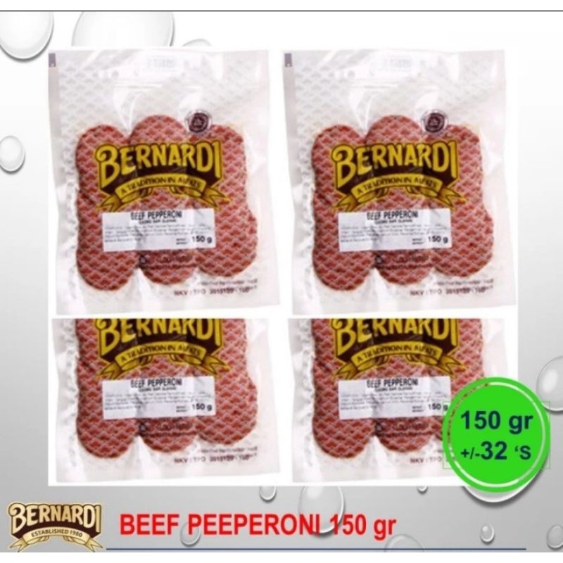 

Bernardi Beef Pepperoni Slice 150 Gr