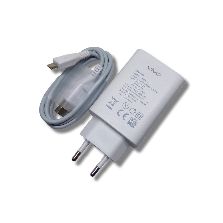 Charger Vivo Original Fast Charging 9V 2A Micro USB Charger Vivo v17 pro z2x x27 Original V2323