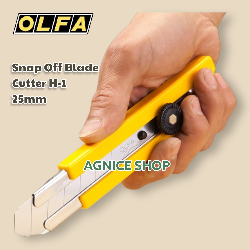 

Olfa Cutter H-1 25 mm Snap-Off Blade