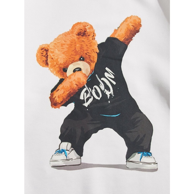 BOOM BEAR Sweatshirt Basic II Sweater Crewneck Print DTF II Sz M - XL Anak &amp; Dewasa ( Pria &amp; Wanita )