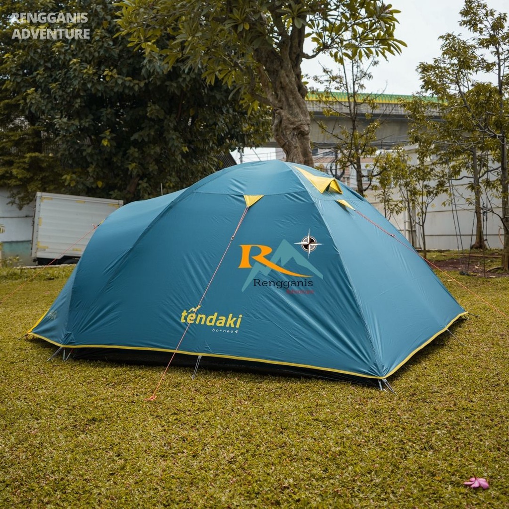 Tenda Camping Tendaki Borneo 4 Orang Family Double Layer