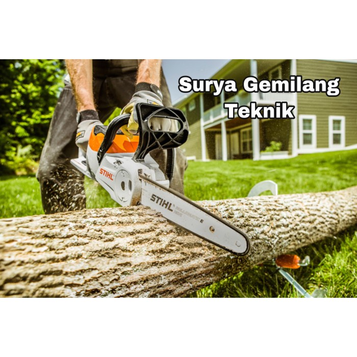Stihl Cordless Chainsaw Msa 120 C-Bq Termasuk Baterai Dan Charger