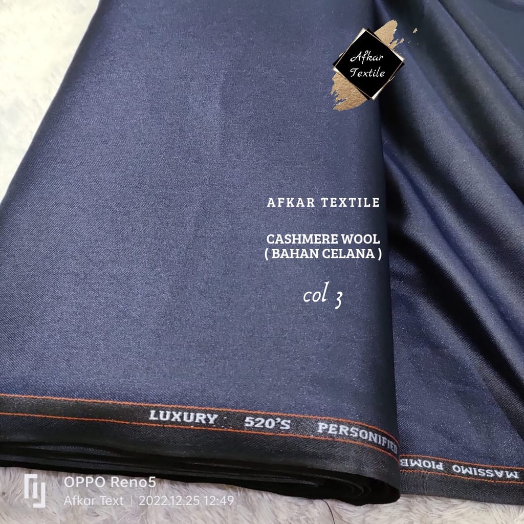 [TERMURAH] BAHAN KAIN CELANA JAS KERJA KANTOR SEMI WOOL IMPORT - CASHMERE WOOL