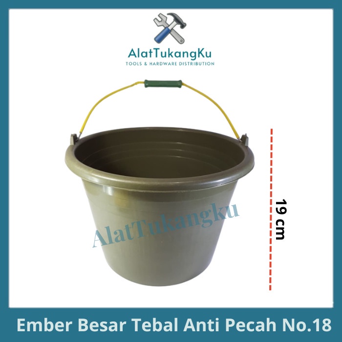 Ember Cor Jumbo No 18 Anti Pecah / Ember Plastik Tebal Anti Pecah / Baskom Besar Plastik