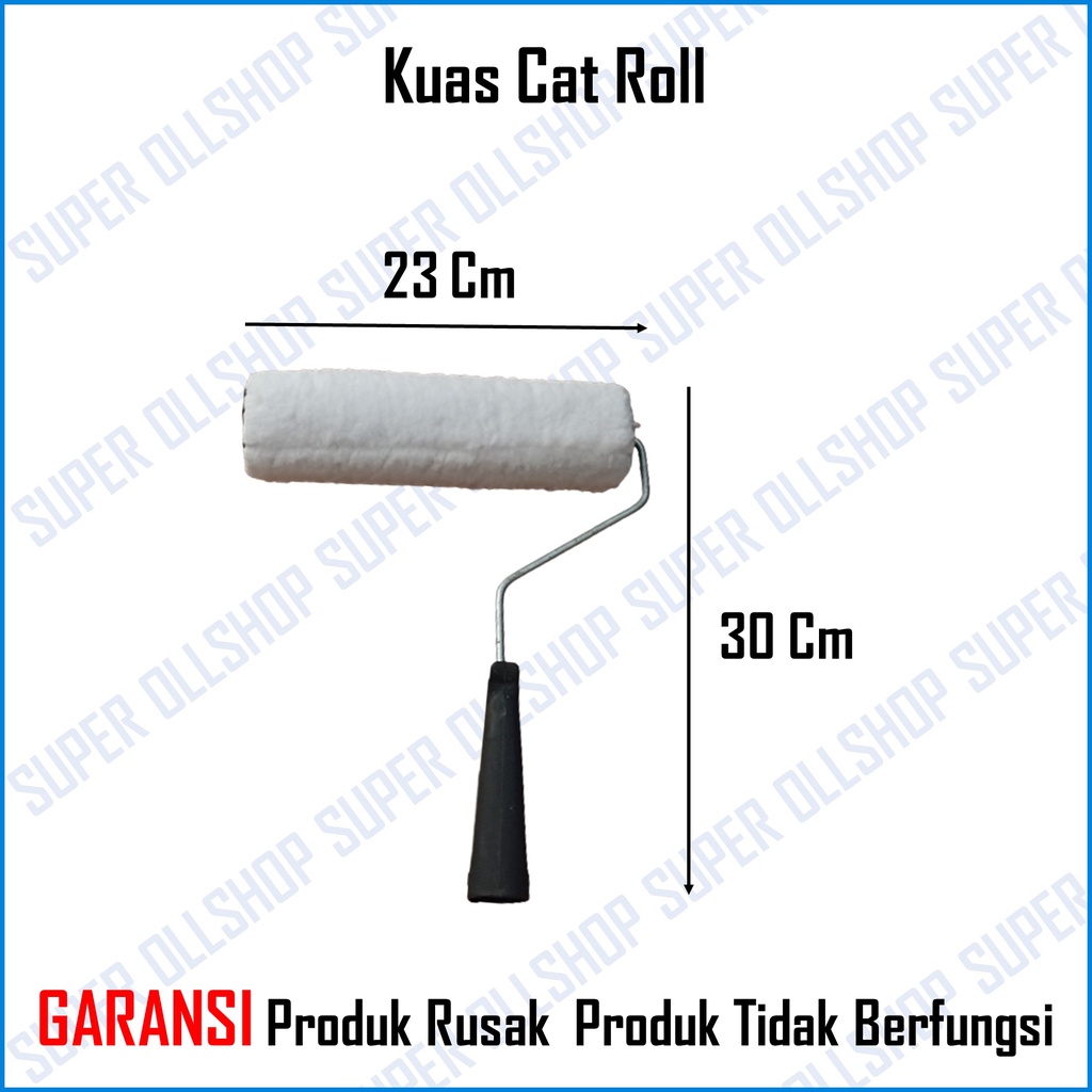 Kuas Roll Cat Tembok 9 Inch / Paint Roller 9 Inch / Kuas Roll 9 inch / Kuas Cat Komplit Dengan Gagangnya / Kuas Cat Tembok Murah