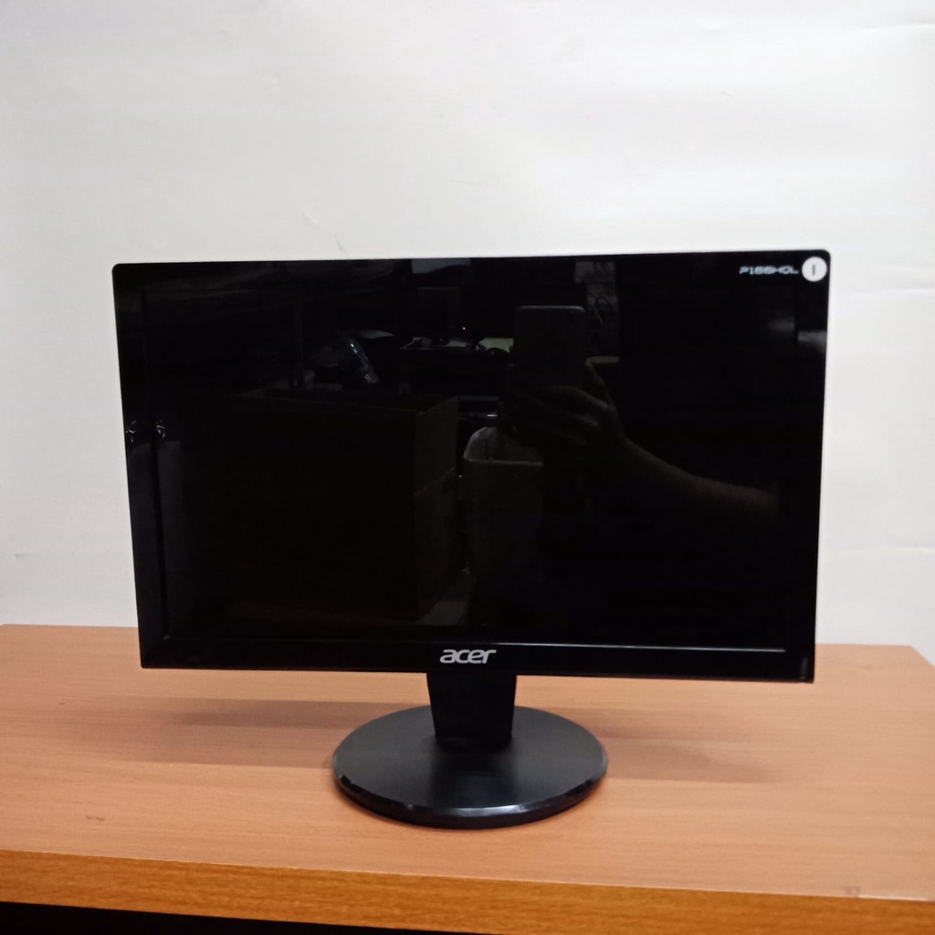 MONITOR ACER 16inch MODEL P166HQL LIKE NEW  LCD MONITOR ACER 16 INCH WIDESCREEN MURAH MERIAH SECOND