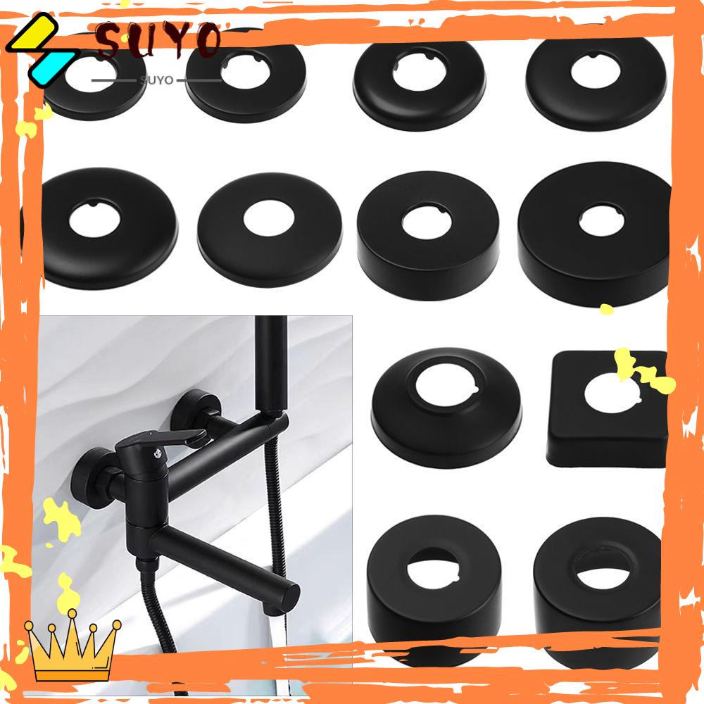 Suyo Kran Hias Penutup Shower Dapur Flange Cover Stainless Steel Chrome Faucet Aksesoris