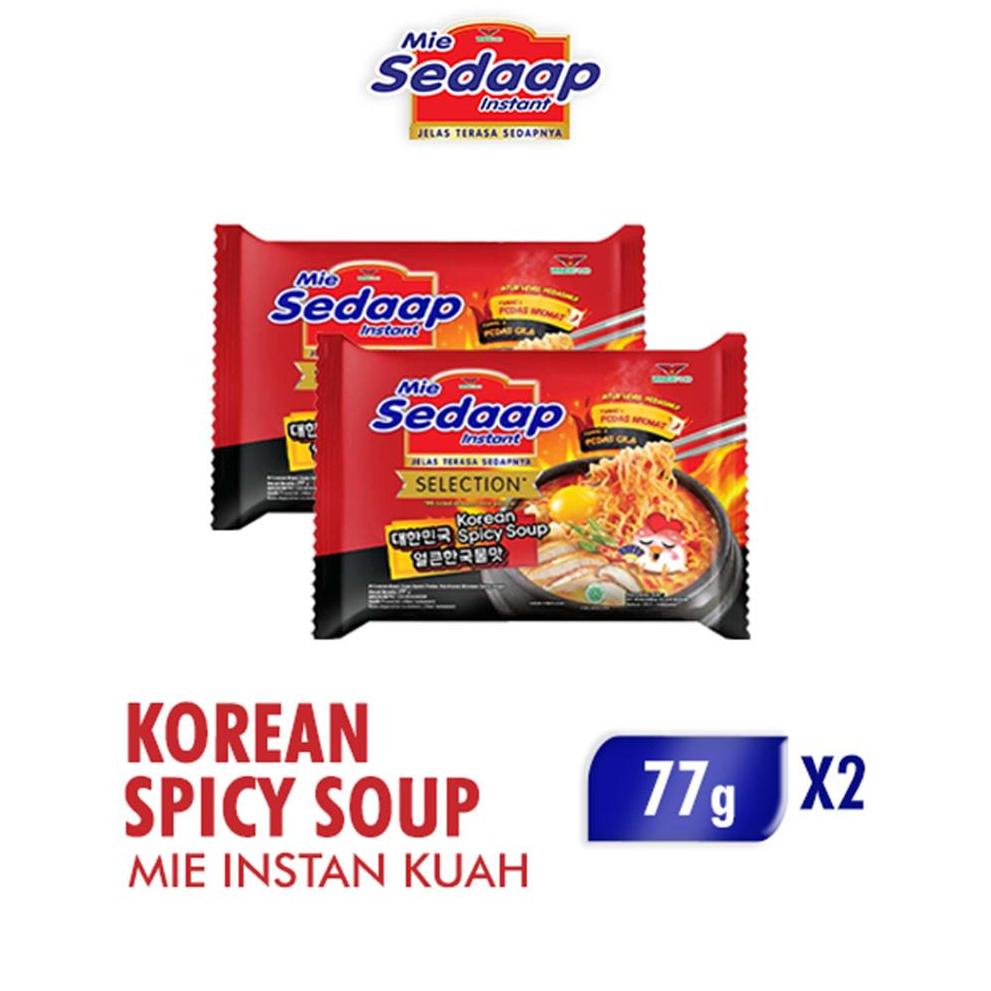 

COD Sedaap Korean Spicy Soup 2 x 77 gr ㅉ