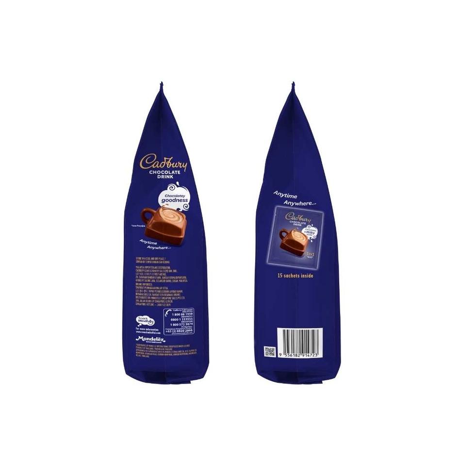 

[KODE PRODUK LTNCM9564] Cadbury Hot Chocolate Drink 3 in 1 Regular 450g, minuman coklat premium