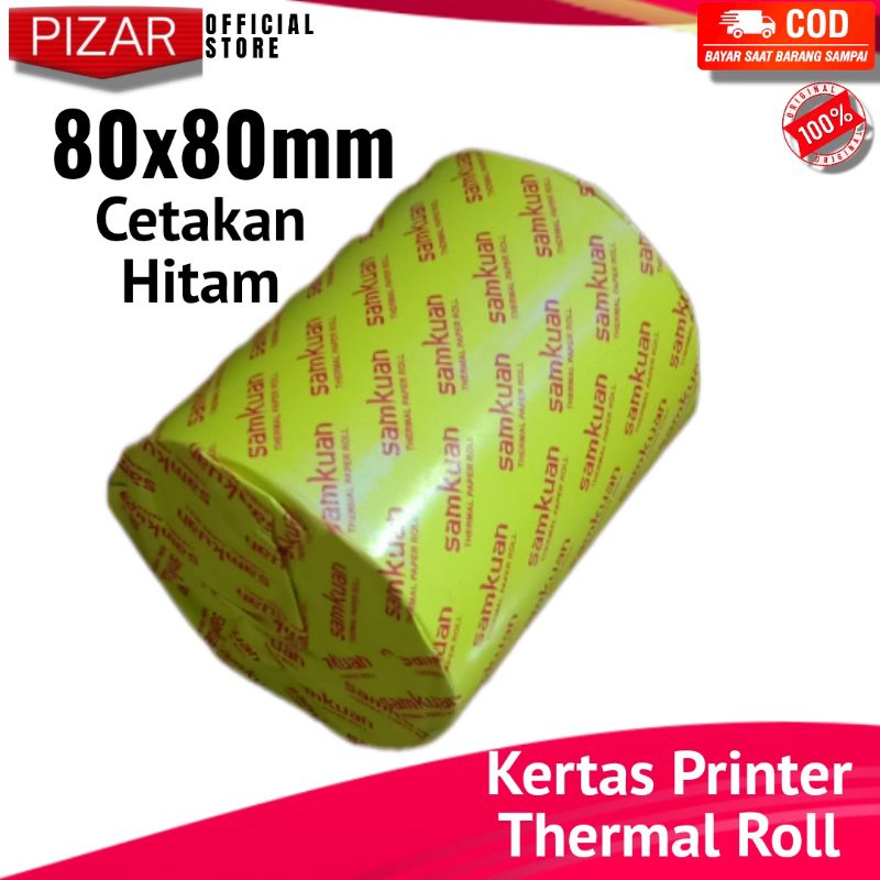 

Kertas Kasir Struk Paper Roll Termal 80x80mm Thermal POS Printer Parkir Antrian 80x80 mm