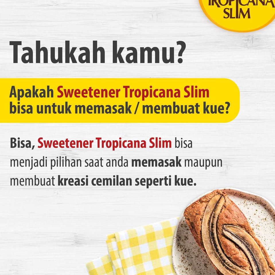 

SHOPEE 1.1 Tropicana Slim Sweetener Classic 100 sachet - Pemanis untuk Bantu Batasi Gula .,.,
