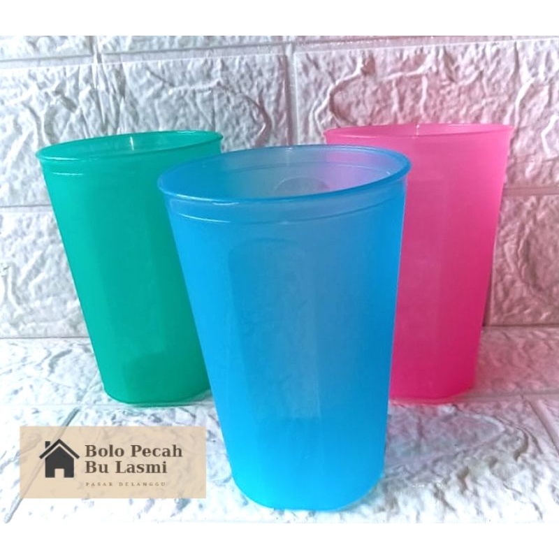 Gelas Plastik Polos Merk KH / Gelas Panjang / Gelas Polos / Gelas Plastik Panjang / Gelas Plastik Mu